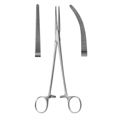 Pensa hemostatica HEISS  Fig.1, L20cm