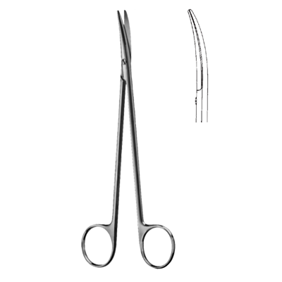 Foarfeca disectie TOENNIS-ADSON, curba, L18cm 