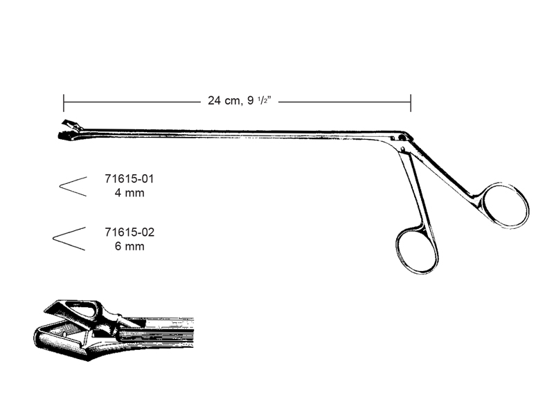 Pensa biopsie SCHUMACHER, L24cm  6mm