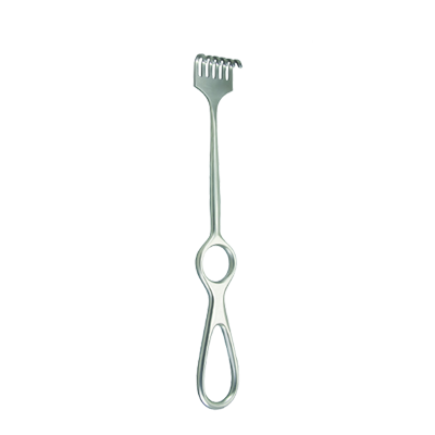 Retractor VOLKMANN, bont, L21.5cm  6 dinti