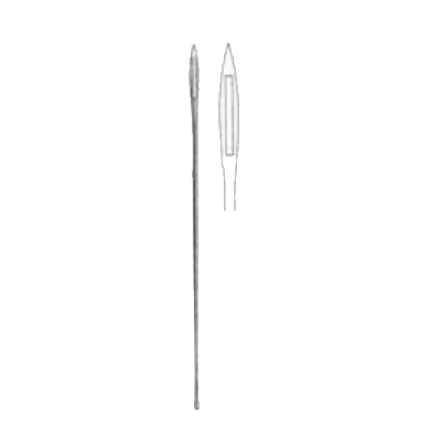 Stilet butonat, varf ascutit, D2mm  L13cm