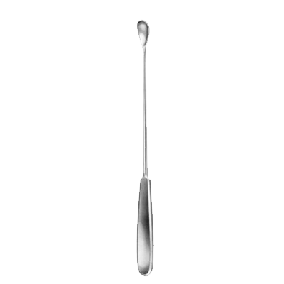 Chiureta uterina GOURDET, bont, L28cm  D12mm