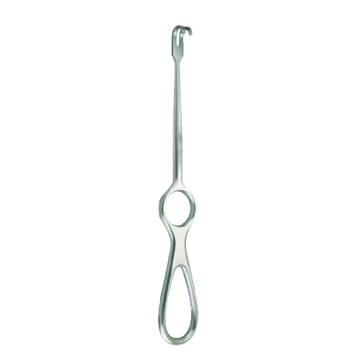 Retractor VOLKMANN, semi-ascutit, L21.5cm  2 dinti