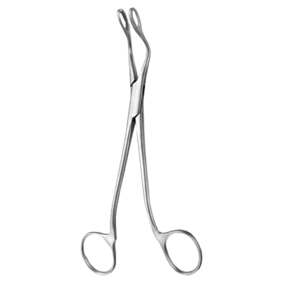 Forceps nazo-faringian, ST. CLAIR THOMSON  ascutit, 18 cm 