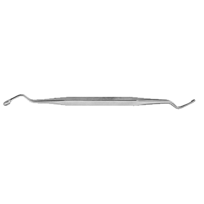 Chiureta osoasa JANSEN, curba, L15cm 