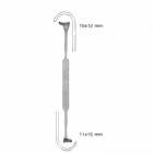 Retractor rose, 13 cm, 10x12 mm , 11x15 mm 