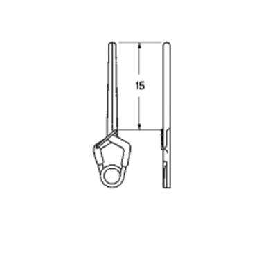 Clema vasculara anevrism YASARGIL, 9,2mm, 70 gr. 