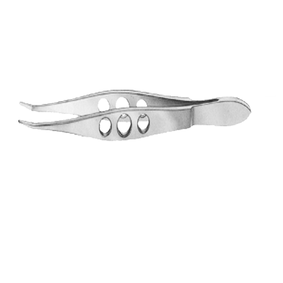 Forceps Barraquer Cilia, varf usor curbat 