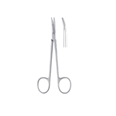 Foarfeca blefaroplastie GREENBERG-PAR, curba, 11,5 cm 