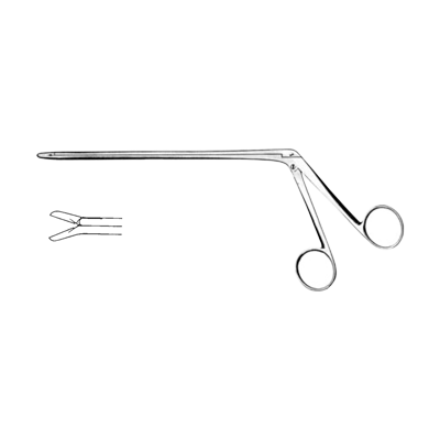 Cleste laminectomie LOVE-GRUED, 45° jos, 3x10mm, L18cm