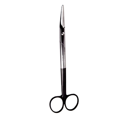 Foarfeca supercut GORNEY, curba, pentru lifting facial L18.5cm