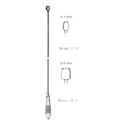 Instrument tendoane, BUNELL, maleabil 18cm