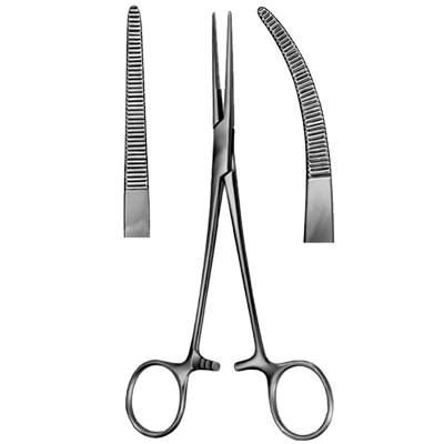 Pensa hemostatica KELLY-RANKIN, L16cm  dreapta