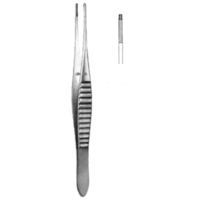 Penseta atraumatica DE BAKEY TC vf. 2mm, L16cm 