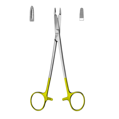 Portac cu foarfeca OLSEN-HEGAR, cu TC  L14cm