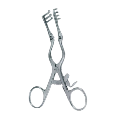 Retractor ADSON cu brate mobile, ascutit  150mm, L16cm