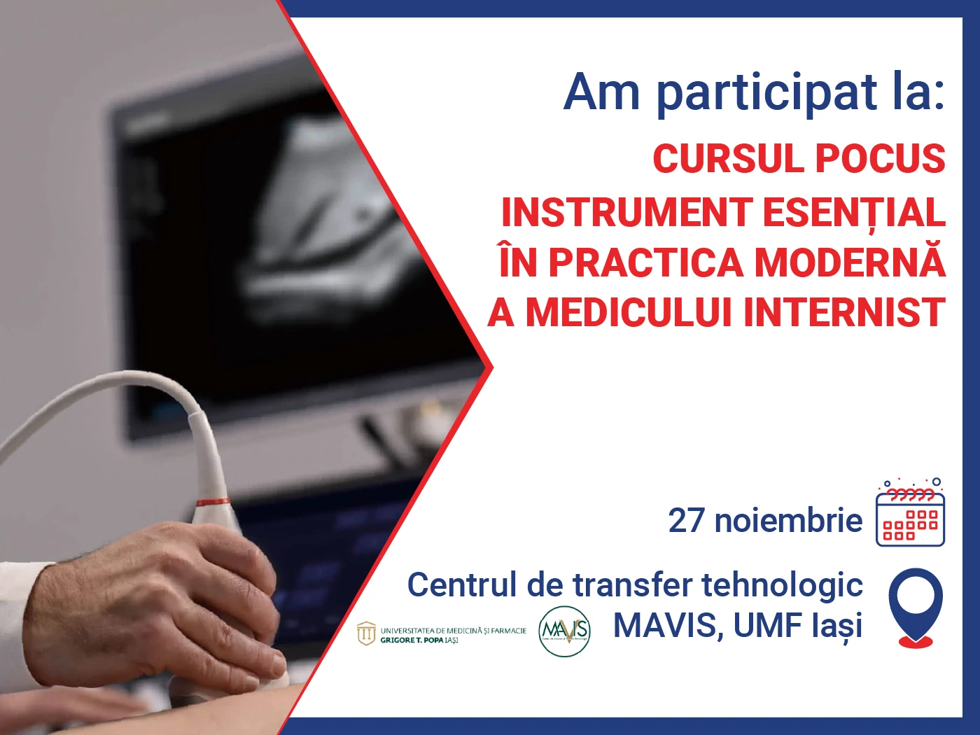 Cursul POCUS – Instrument esential in practica moderna a medicului internist