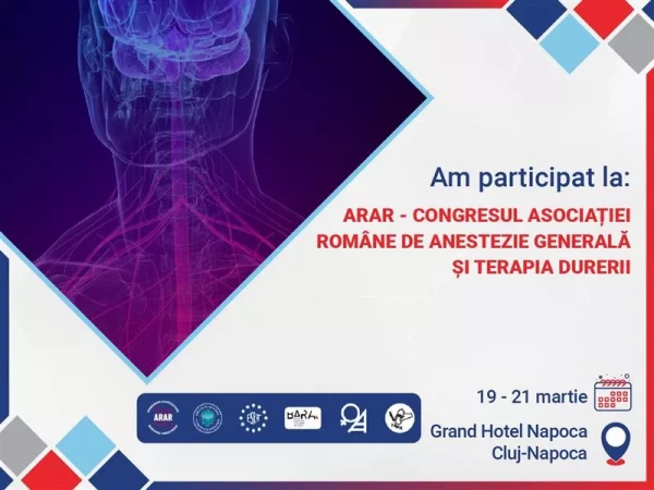 Am fost prezenti la Congresul Asociatiei Romane de Anestezie Generala si Terapia Durerii – ARAR 2026