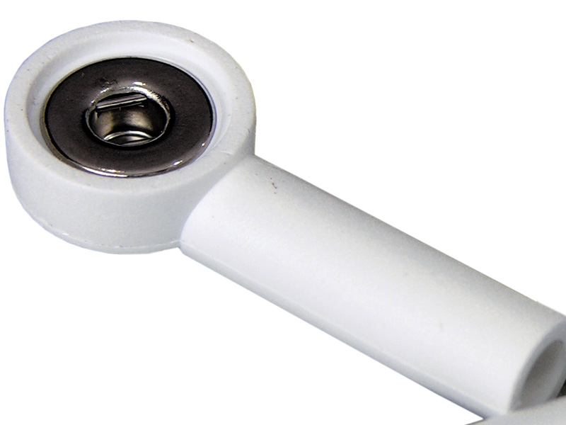 Adaptor pentru electrod tip capsa, alb 