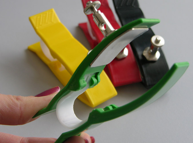 Set 4 electrozi ECG pediatrie, tip cleste 