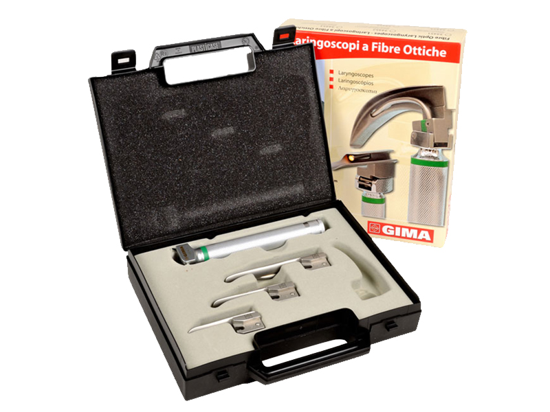 Set laringoscop F.O. MAXILITELED cu 3 lame MILLER Nr. 00-0-1, pediatric 