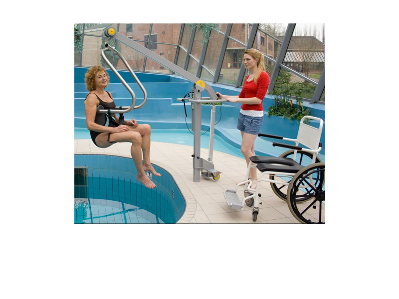 Lift mobil pentru imersie bazin, electric 