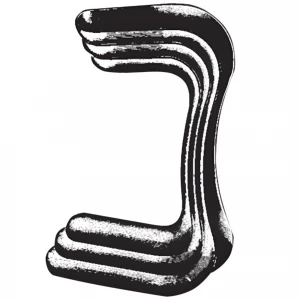 Valva vaginala SIMS, capat dublu,  70x30+35mm (Fig 2)