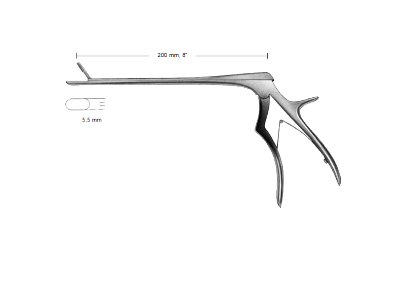 Cleste laminectomie WAGNER, 5.5mm, L20cm 
