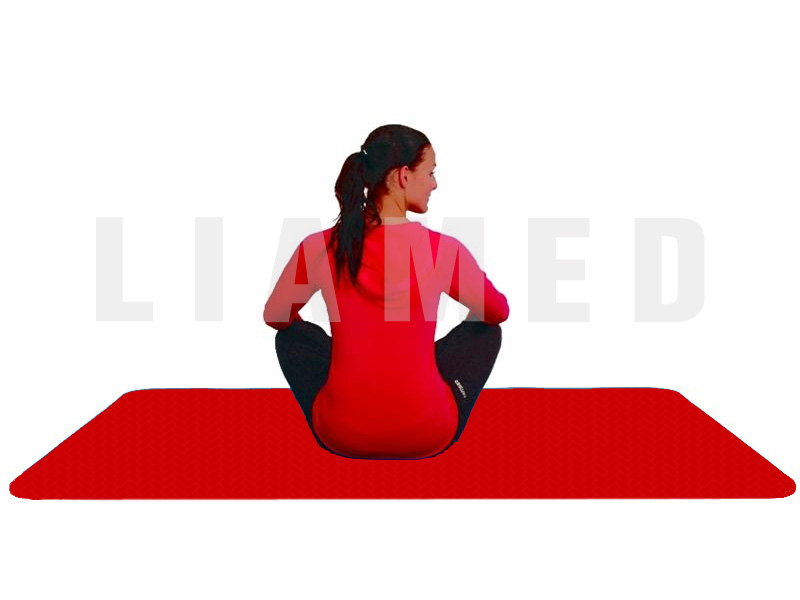 Saltea gimnastica MAMBO MAX  rosie, 180x60x1.5cm