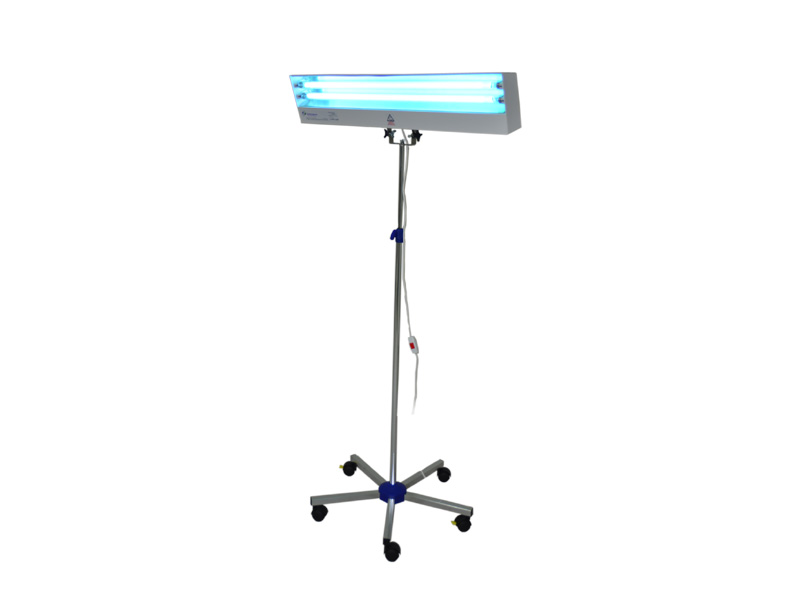 Lampa bactericida LBA, cu 2 tuburi UV-C cu stativ  2x30W