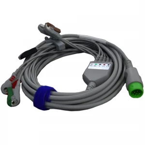 Cablu ECG 5 fire (12 Pin), AHA, reutilizabil 