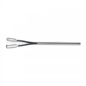 Insertie pensa bipolara HIRSCH, fenestrata, falci 17.5mm, D5mm,  L340mm