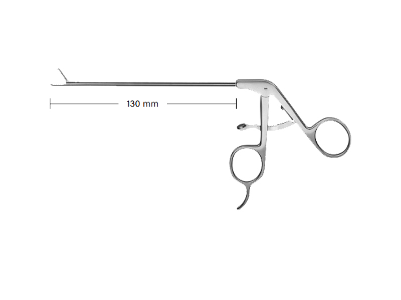 Pensa de prehensiune, dreapta, maner cu suport degete, cu clichet, D3.4mm, L130mm/R435-034130-000 D3.4mm, L130mm