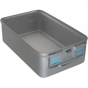 Container sterilizare 3/4, fara capac, baza neperforata,  465x280x150mm