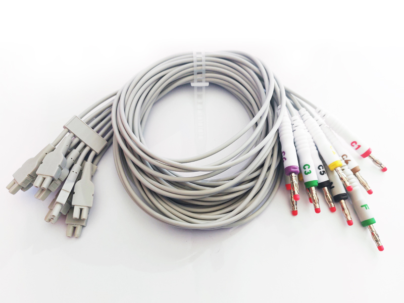 Cablu ECG pacient, 12 fire 