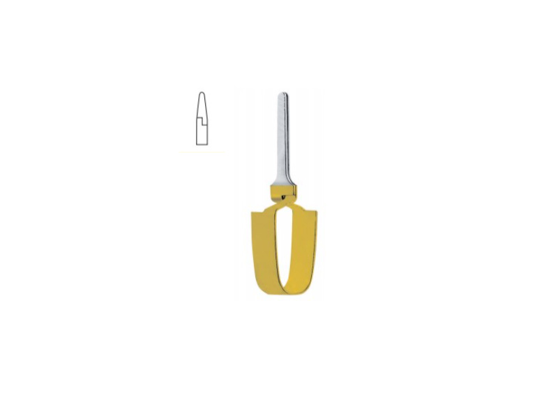 Clips vase Biemer  deschidere varf 5mm, presiune de blocare 30-40gr, L9mm