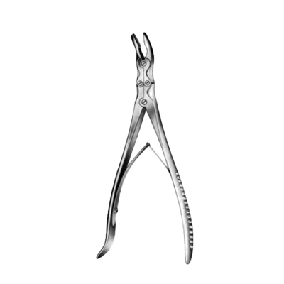 Rongeur pentru os SMITH-PETERSEN, L24cm,  curb, 4mm