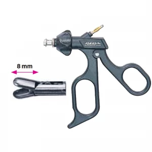Pensa biopsie, fara ac central, actiune dubla, ascutita, maner ergonomic, cu HF, pivotant, demontabil, falci 8mm, D5mm, L360mm 