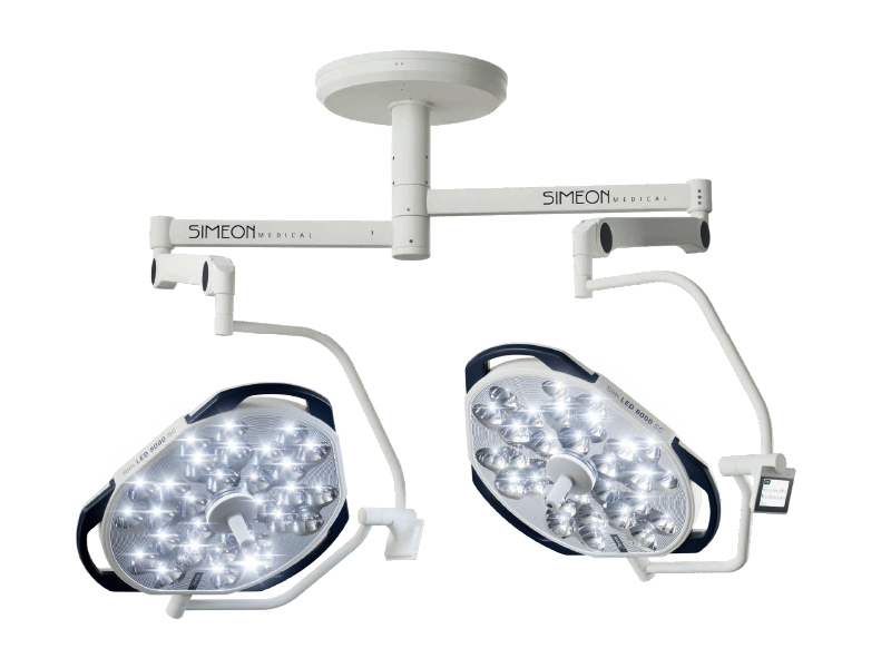 Lampa scialitica Sim LED de tavan cu 2 sateliti 8000/8000 SC