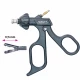 Pensa de prehensiune MARYLAND, actiune dubla, curba, maner ergonomic, cu HF, pivotant, demontabil, falci 17.5mm, D3mm,  L180mm