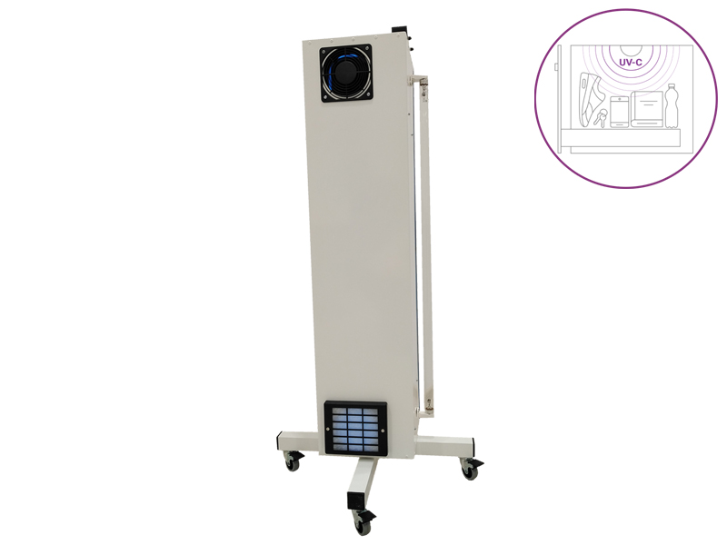 Dispozitiv de dezinfectie cu lumina ultravioleta cu montare pe stativ UV-C AIR GUARD 165W