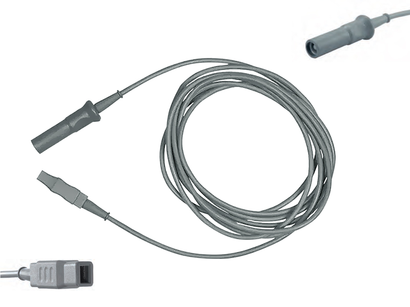 Cablu conexiune bipolar pentru generator HF, ERBE/STORZ, conexiune tip european,  L3m
