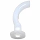 Pipa GUEDEL  pediatric 1, alb, 70mm