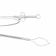 Ansa polipectomie, unica utilizare, rotatie sincrona, D2.3mm, L2300mm  latime bucla 10mm