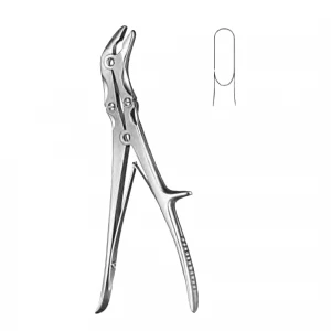 Rongeur pentru os STILLE-LUER, curb, 5mm, L23cm 