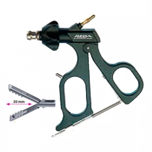 Pensa de prehensiune WAVE, actiune dubla, fenestrata, maner ergonmic uni cu clichet, maneta on/off, cu HF, pivotant, demontabil, falci 20mm, D5mm, L330mm 