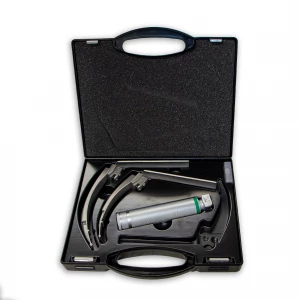 Set laringoscop F.O. MAXLITE LED cu 2 lame MC-INTOSH Nr. 3-4 