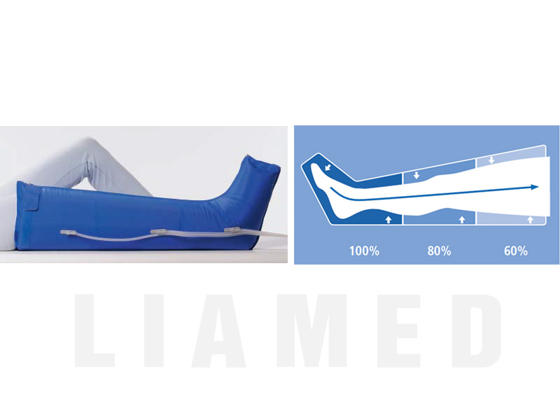 Manseta limfomasaj pentru picior, 3 camere  marime M