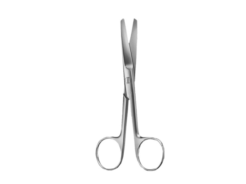 Foarfeca operatii STANDARD, dreapta, varf bont/bont,  L11.5cm