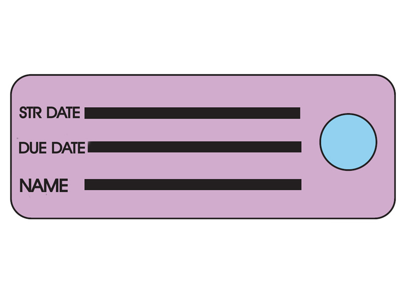 Indicator hartie pentru containere, set 1000buc  mini